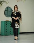 مانتو کرپ یقه گرد