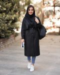 مانتو بلند کتان