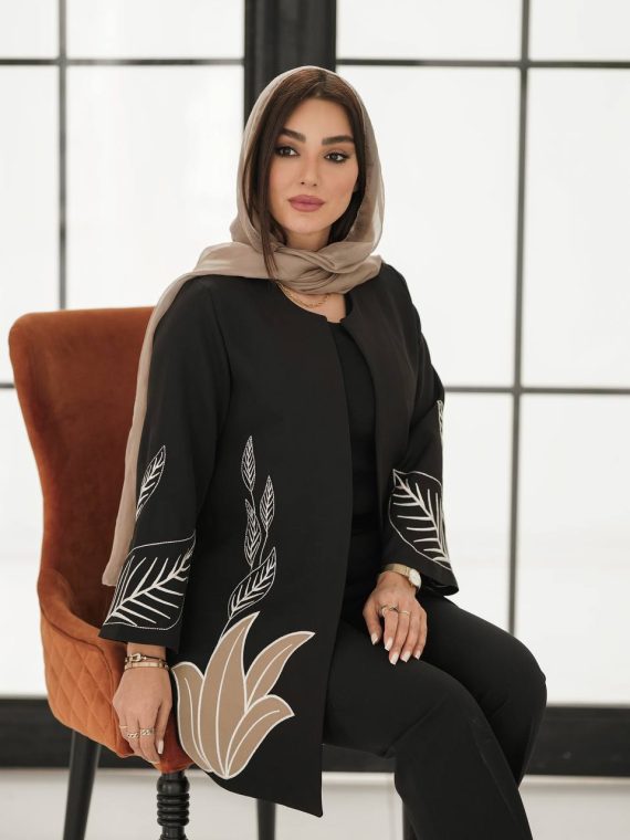 مانتو گلدوزی ترمه شیک