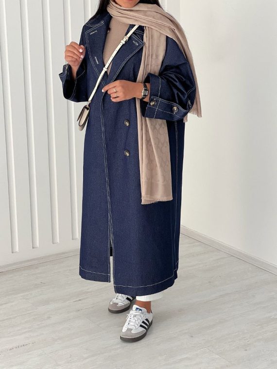 مانتو بلند جین