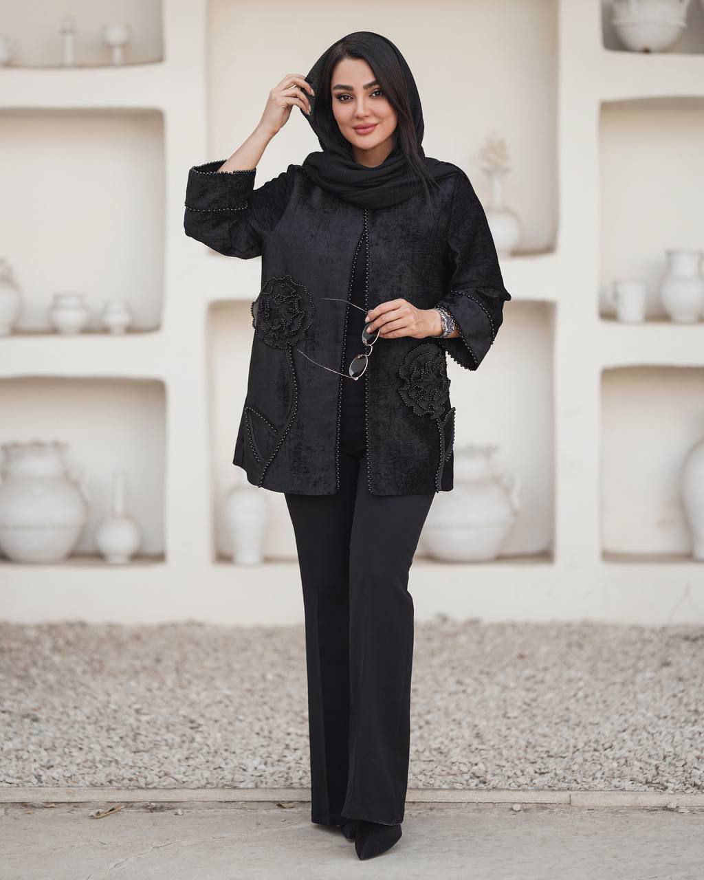 مانتو جذاب مخمل