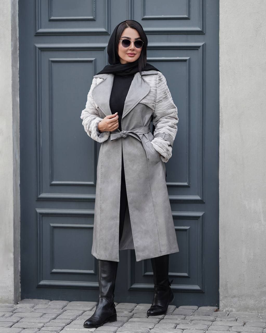 مانتو چرم مدل کوپر