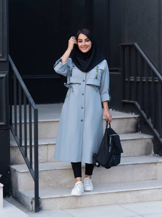 مانتو کتان مدل پریسان