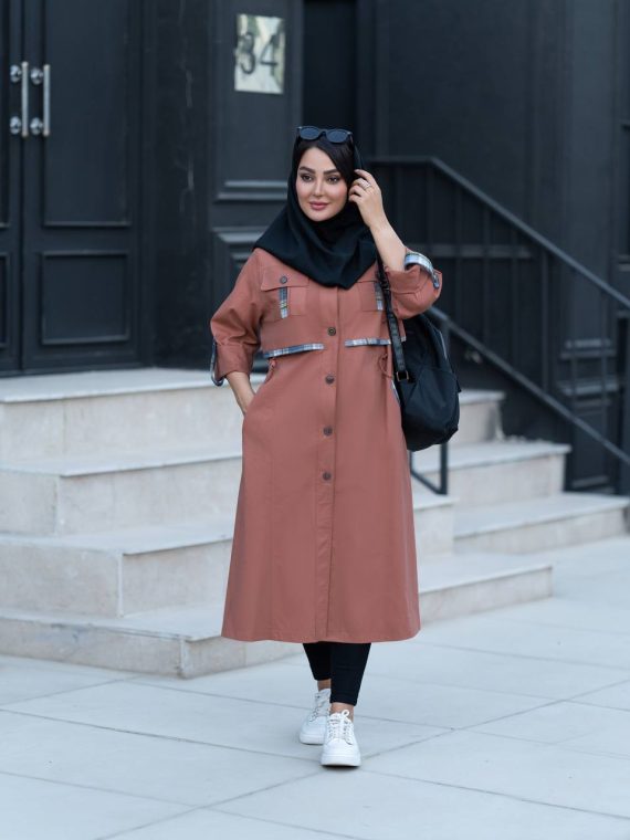 مانتو کتان مدل پریسان