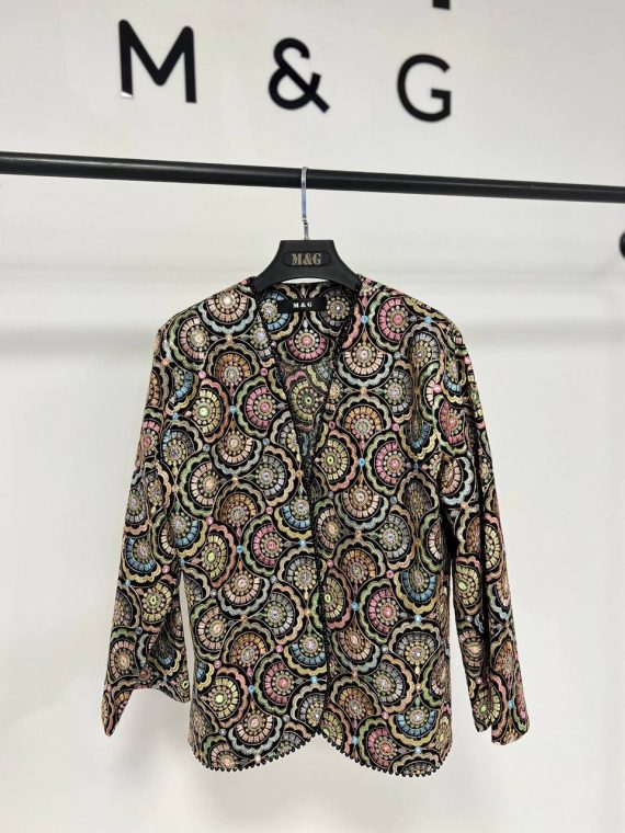 مانتو کراپ کتی هندی مروارید دوزی