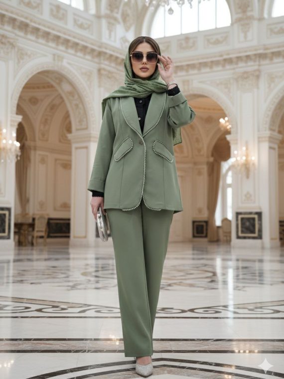 مانتو کت شلوار عیدانه جدید مانتو کت شلوار عیدانه جدید