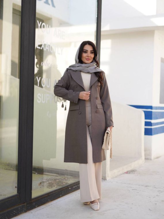 مانتو بلند جذاب عیدانه